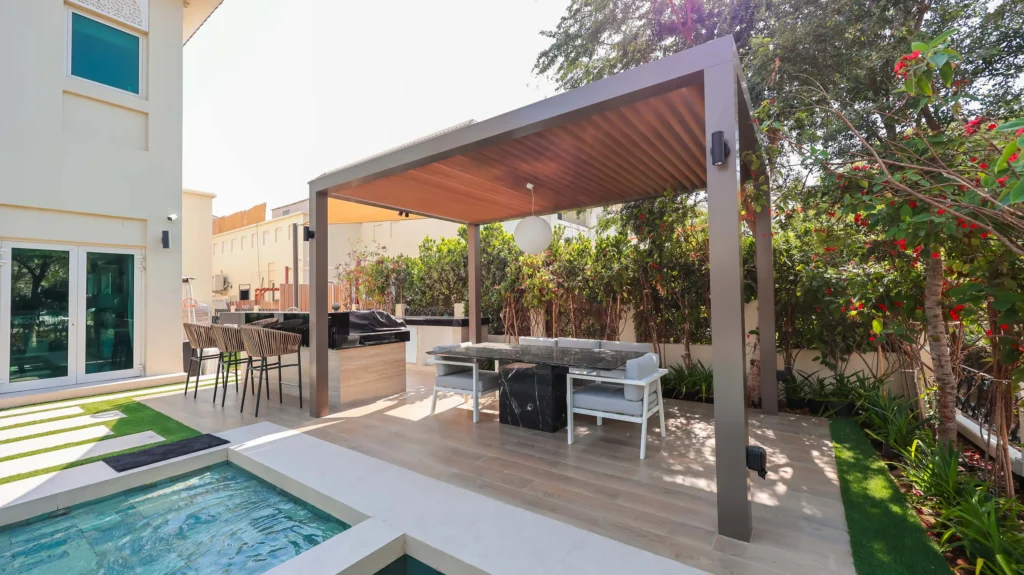Aluminum Pergola in Dubai