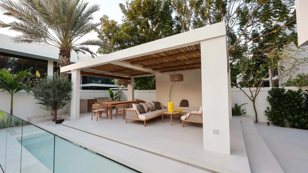 Aluminum Pergola in Abu Dhabi