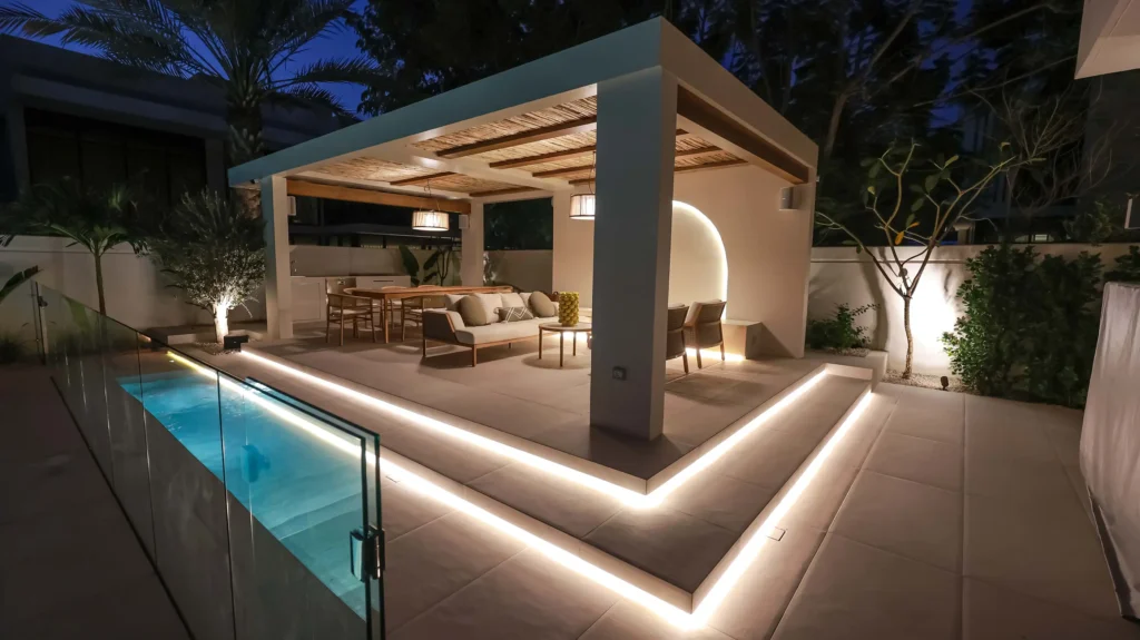 Aluminum Pergola in Abu Dhabi