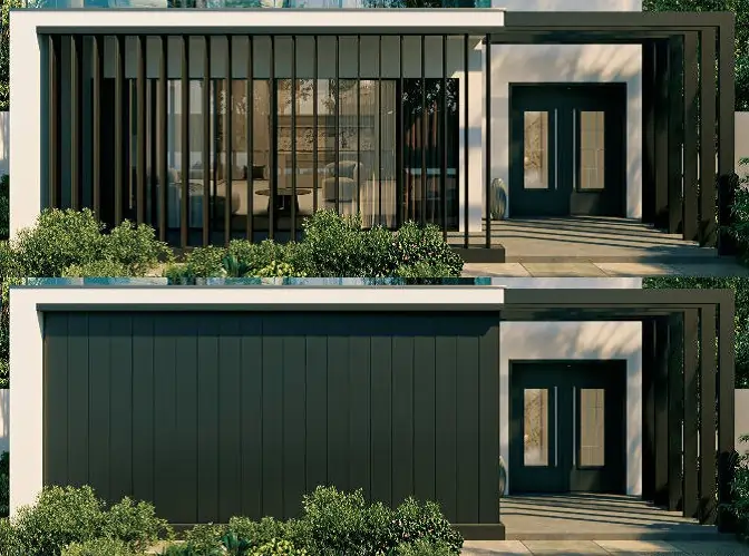 Motorized Aluminum louvers